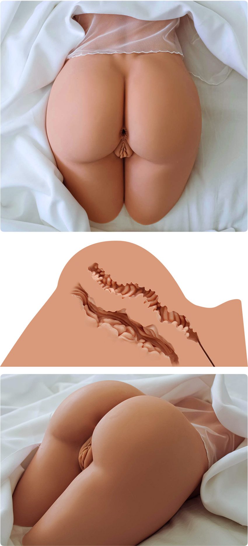 Naked Factory Fantasy Girl Hannah | Ultrarealistischer Masturbator