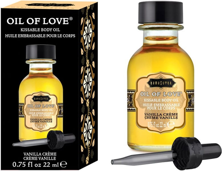Kamasutra Oil of Love | Huile stimulante pour zones intimes | Vanille