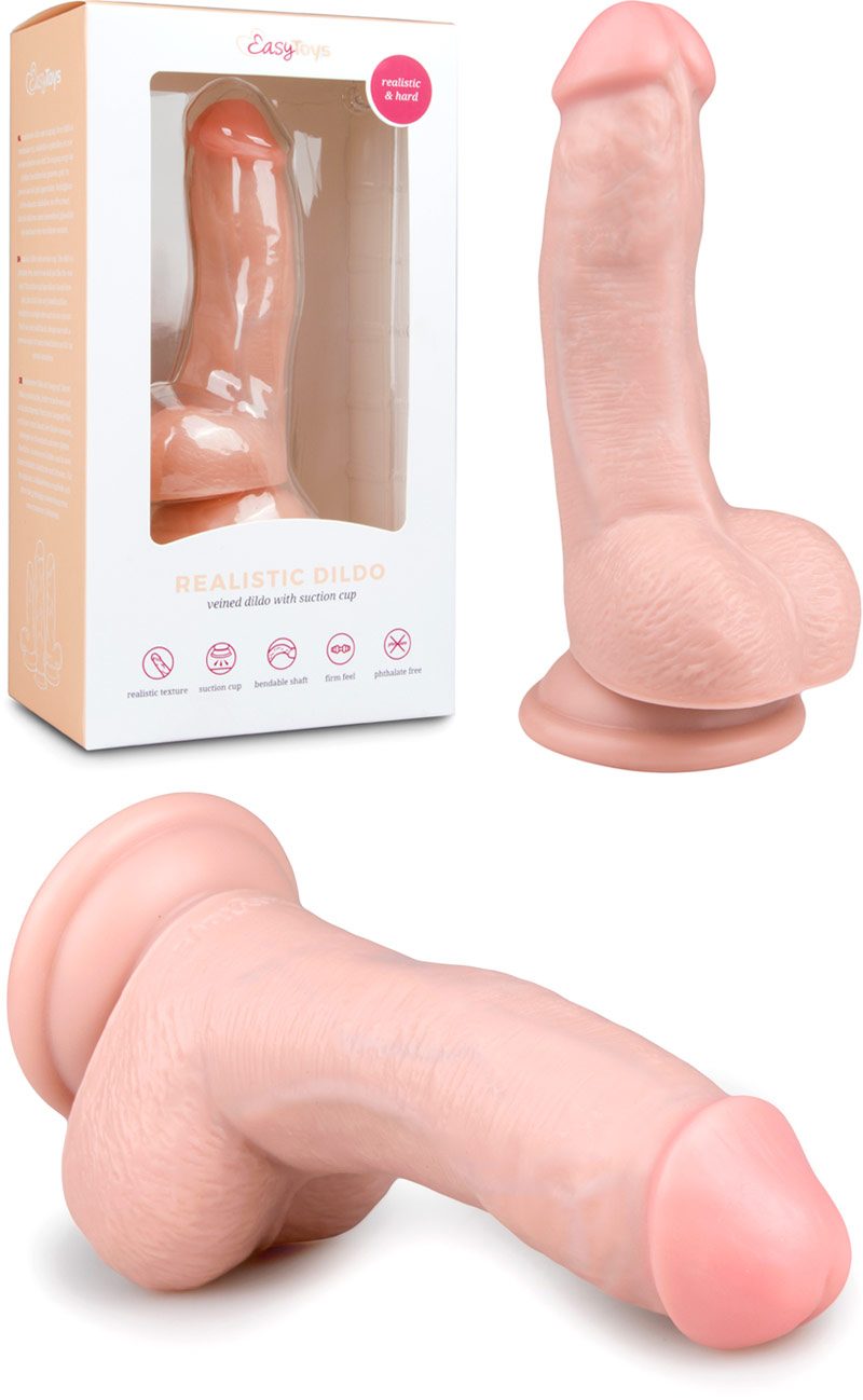 EasyToys | Kleiner ultrarealistischer Dildo mit Saugnapf | 11 cm