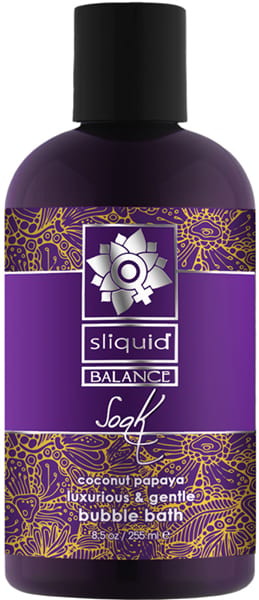 Sliquid Balance Soak Coconut Papaya | Schaumbläschen Vegan für das Bad