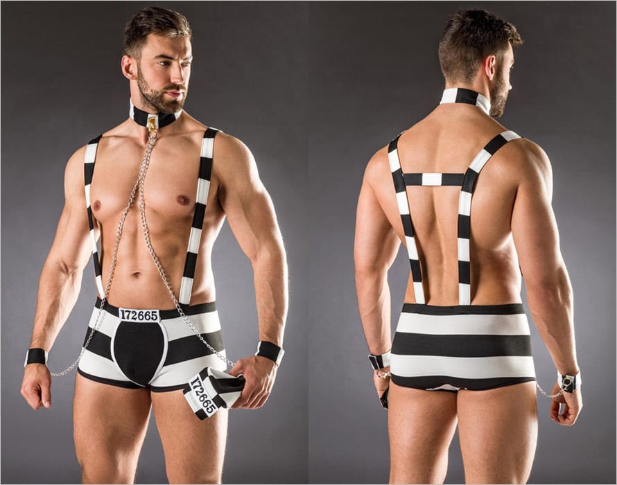 Saresia | Costume de prisonnier très sexy | 5 pièces