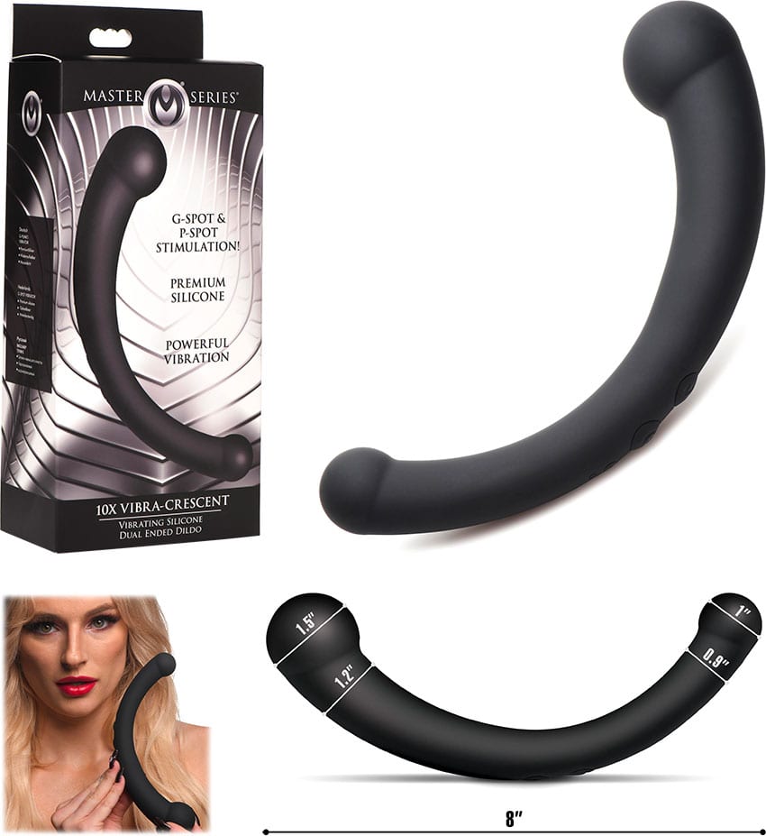 Master Series 10X Vibra-Crescent | Masseur point G ou point P