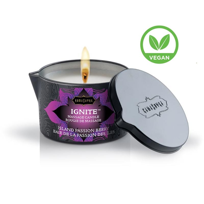 Kamasutra Ignite | Bougie de massage | Fruit de la Passion des Îles