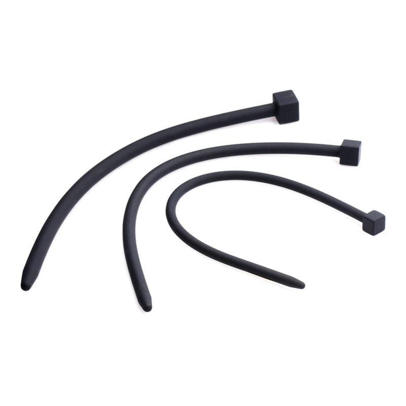 Master Series Bolted | Set de 3 sondes urétrales en silicone
