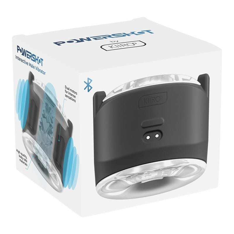 Kiiroo Power Shot | Masturbateur vibrant interactif | Bluetooth
