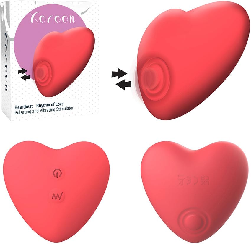 Xocoon Heartbeat | Stimulateur clitoridien vibrant et pulsant | Coeur