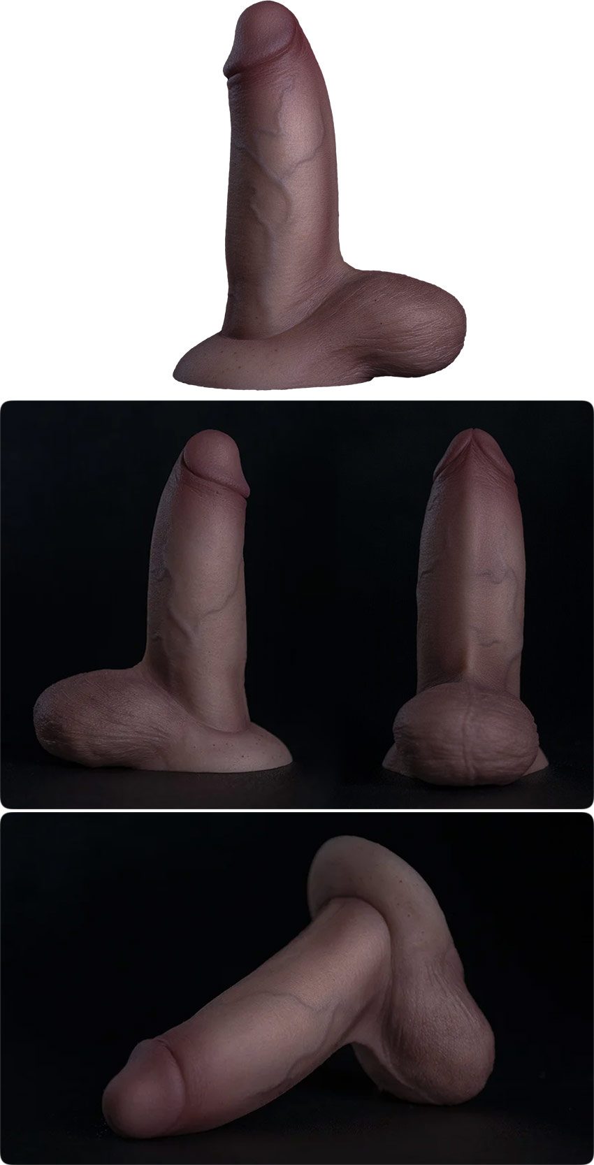 RealCock 2 James: Ultrarealistischer Dildo aus Silikon - KissKiss