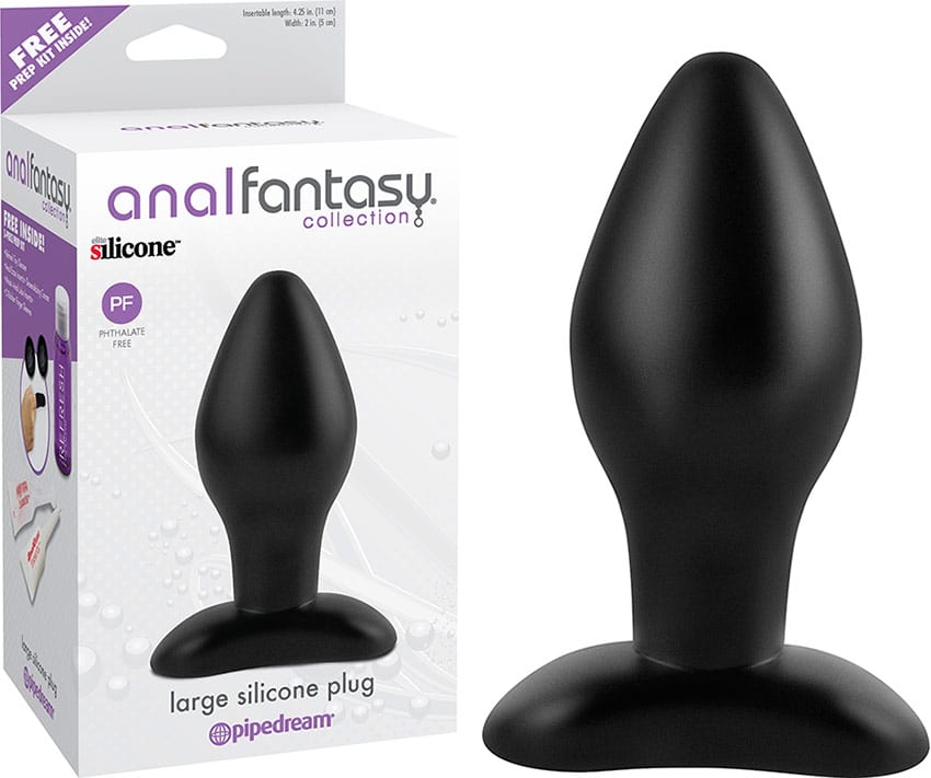 Pipedream Anal Fantasy | Plug anal de grande taille en silicone noir