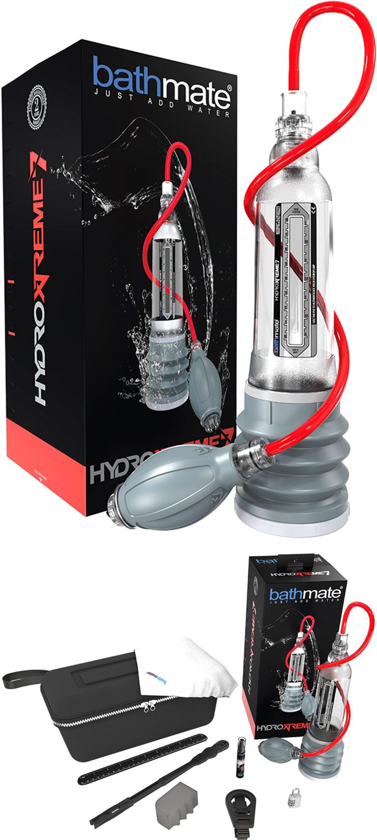 Bathmate HydroXtreme 7 | Développeur de pénis avec accessoires