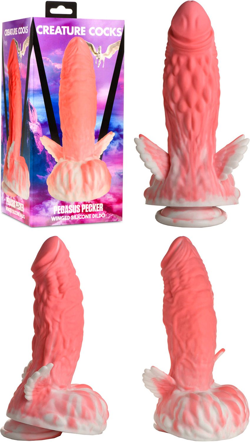 Creature Cocks Pegasus Pecker | Dildo unique au design de Pegasus