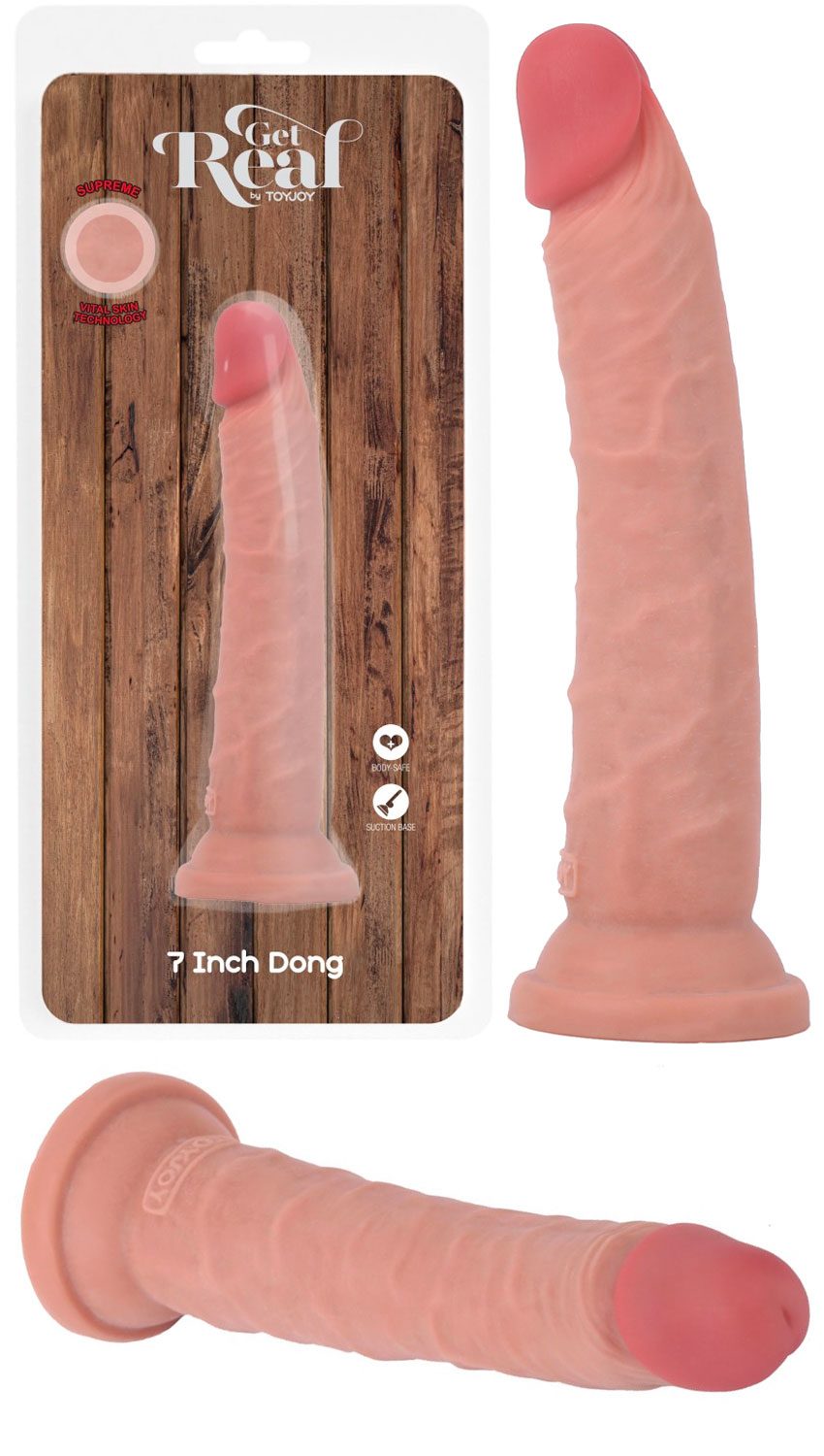 Deluxe Dual Density Dong | Ultrarealistischer Silikon-Dildo mit Saugnapf