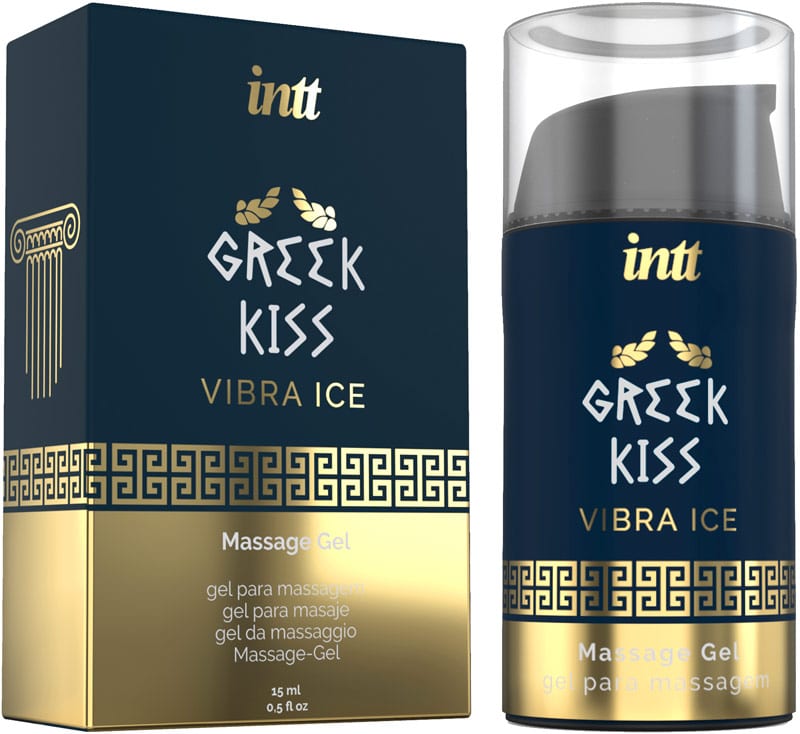 Intt Greek Kiss | Gel vibrant et rafraîchissant pour l'anus | 15 ml