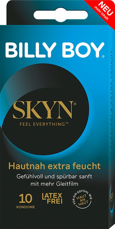 Billy Boy Skyn Hautnah Extra Feucht | 10 Préservatifs extra lubrifiés sans latex