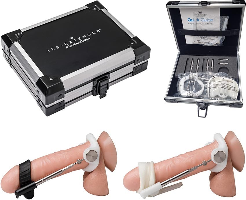 Jes Extender Titanium | Agrandisseur de Pénis | Coffret complet