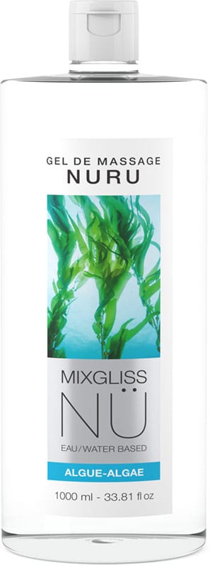 MixGliss Nü | Gel de massage aux algues Kombu | 1 litre