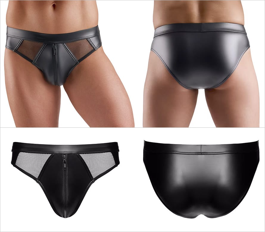 Svenjoyment 461 | Slip pour homme avec fermeture éclair | Noir