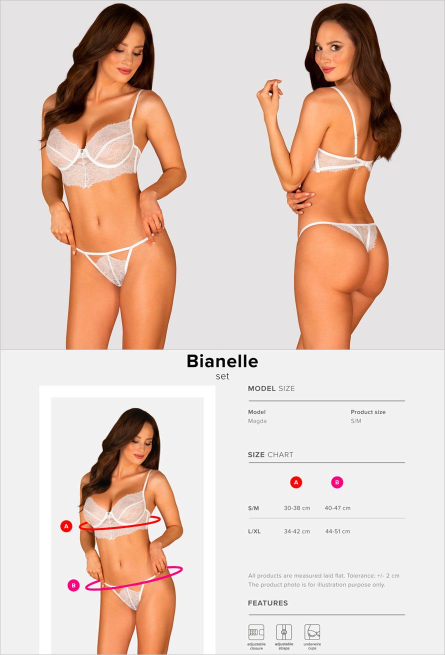 Obsessive Ensemble Bianelle - 2 pièces - Blanc