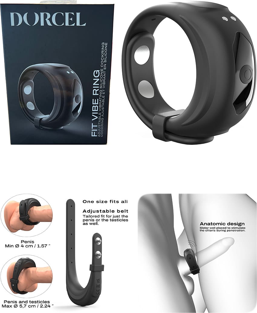 Marc Dorcel Fit Vibe Ring | Vibrierender Cockring aus Silikon