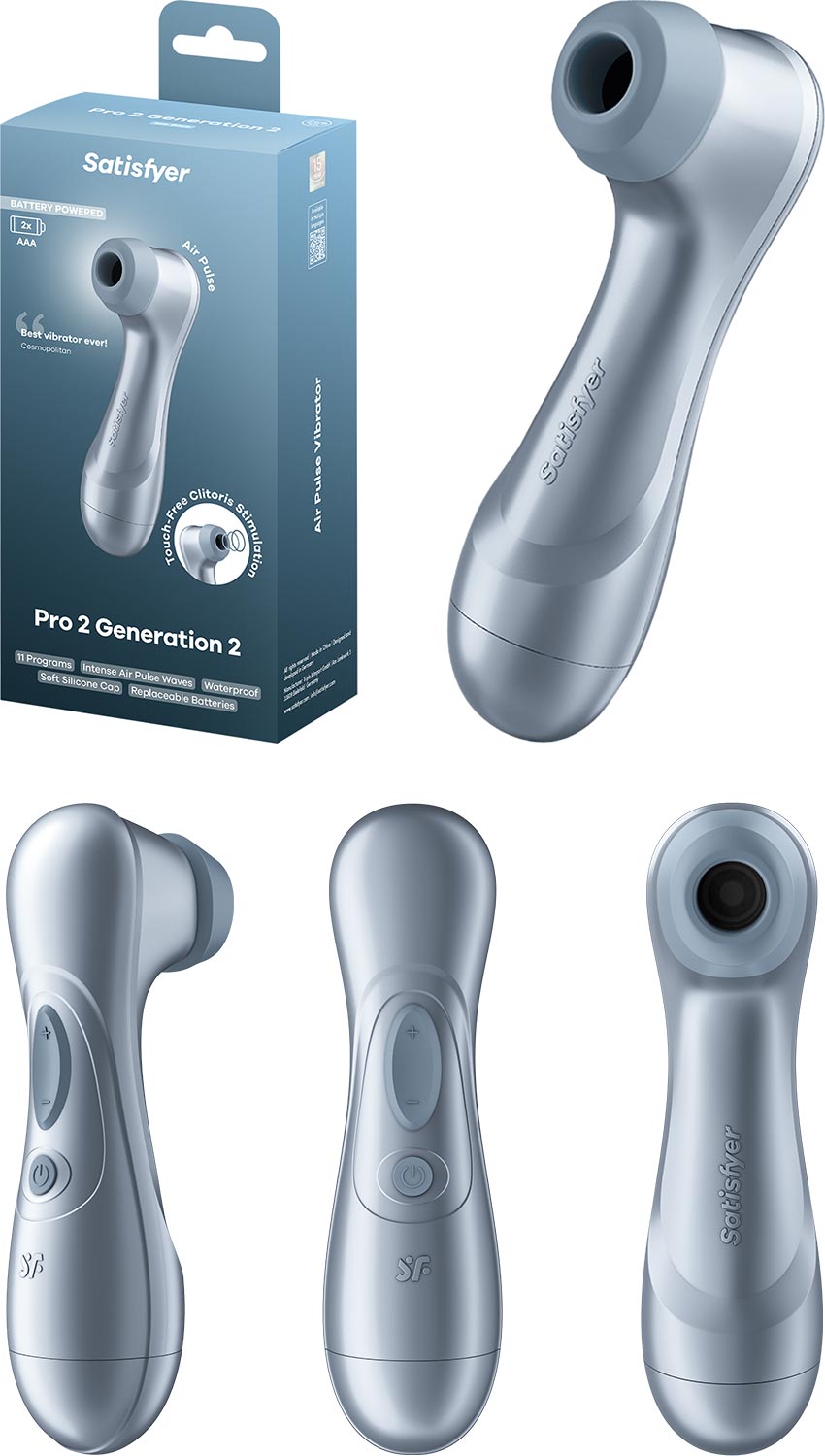 Satisfyer Pro 2 Generation 2 | Klitoraler Stimulator durch Druckellen