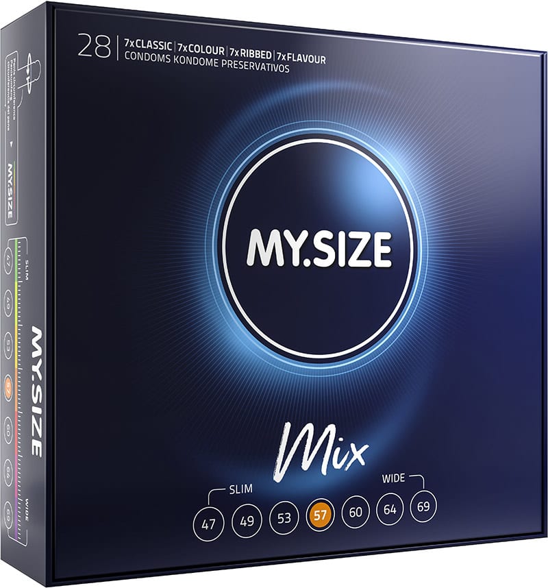 My Size Mix | Taille 57 | Mix de préservatifs avec taille spécifique
