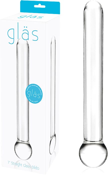 Gläs Straight Glasdildo
