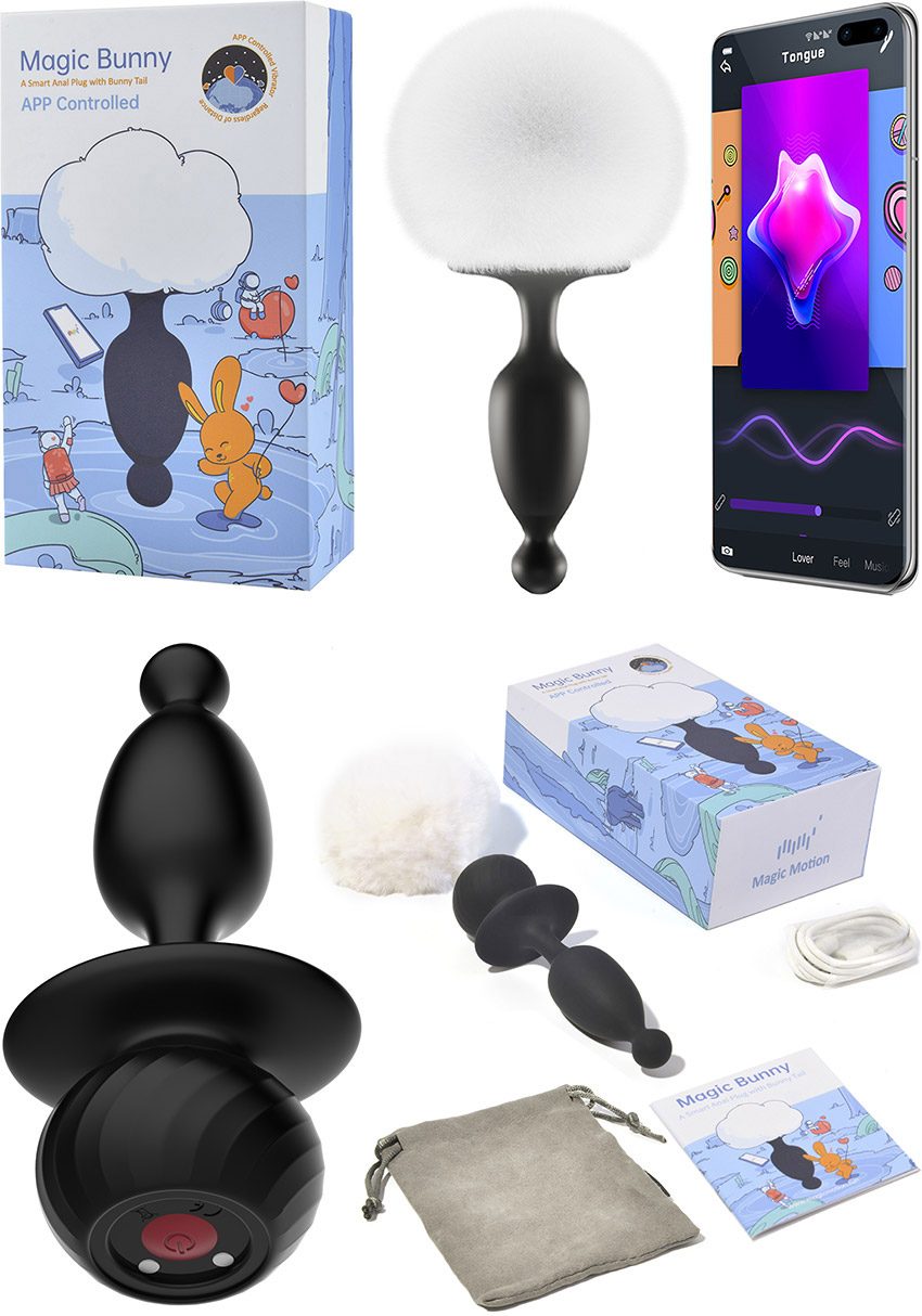 Magic Motion Magic Bunny | Plug anal vibrant avec queue de lapin