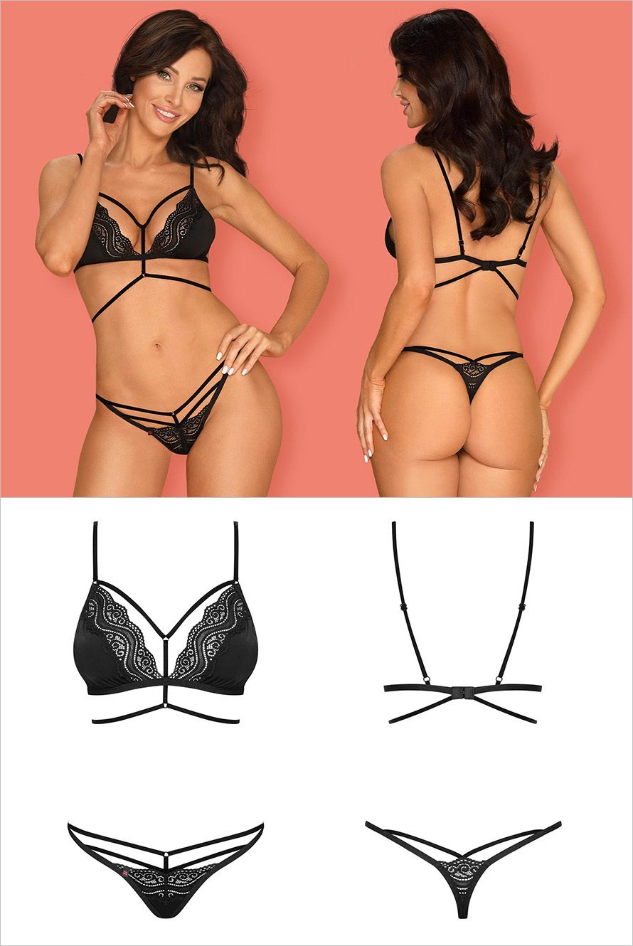 Obsessive Diyosa Set - 2-teilig - Schwarz