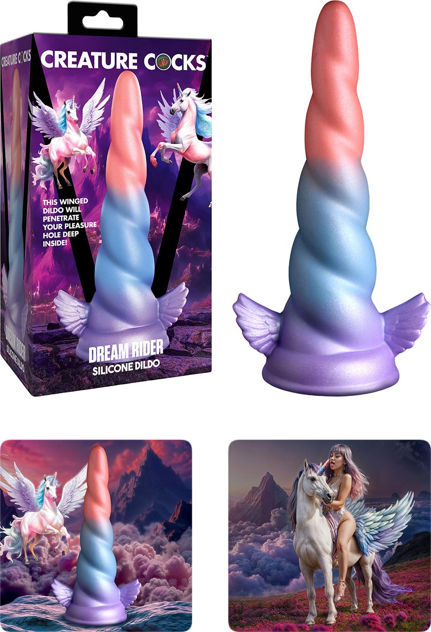 Creature Cocks Dream Rider | Einhorn-inspirierter Dildo
