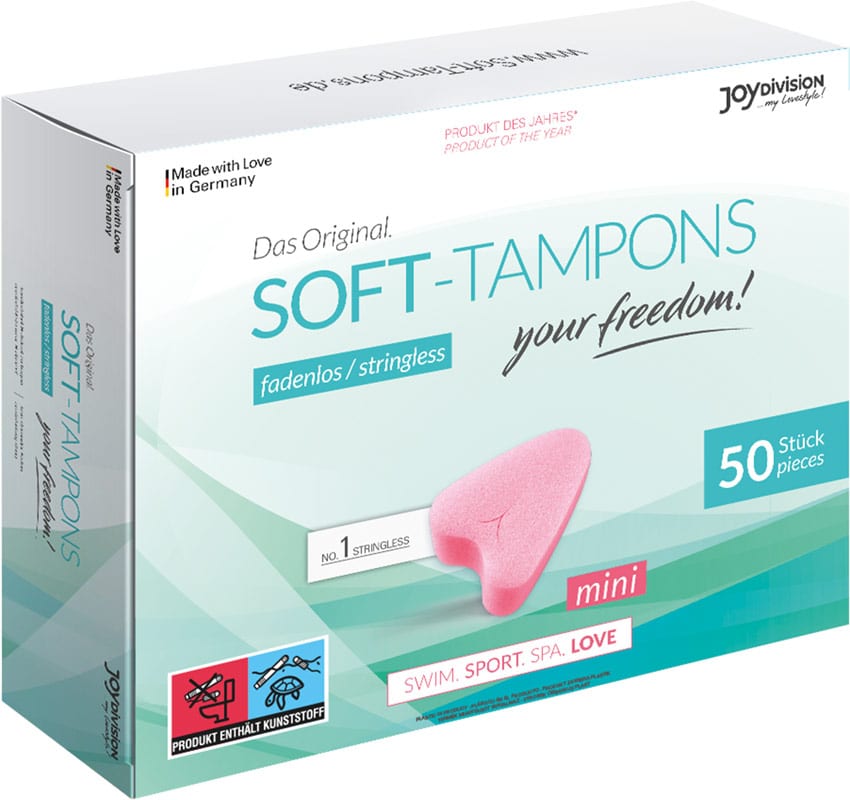 JoyDivision Soft Tampons | Größe Mini | 50 Tampons