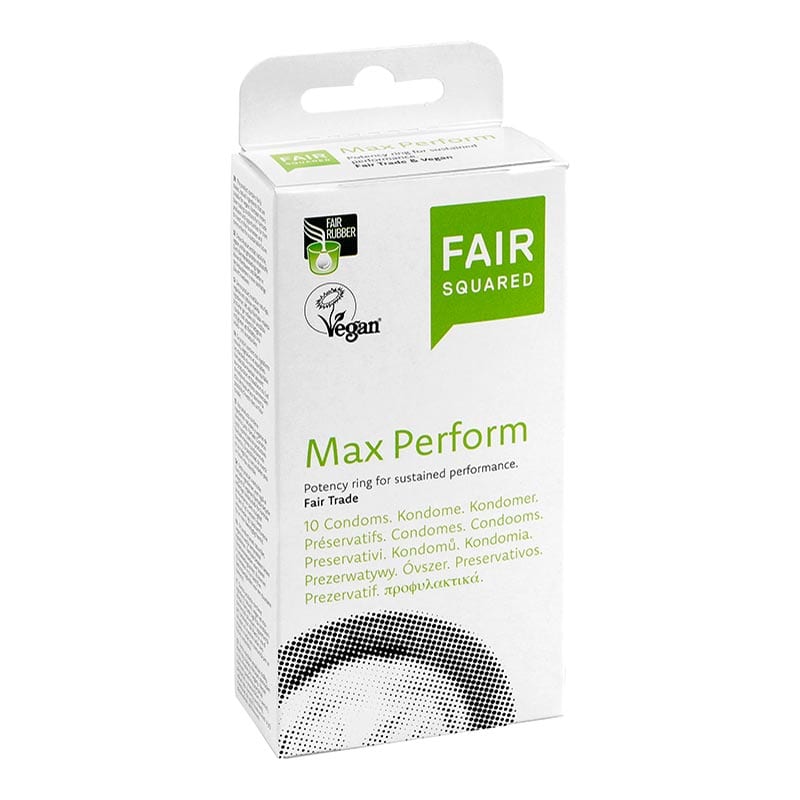 Fair Squared Max perform | Préservatifs avec anneau pénien | 10 pces