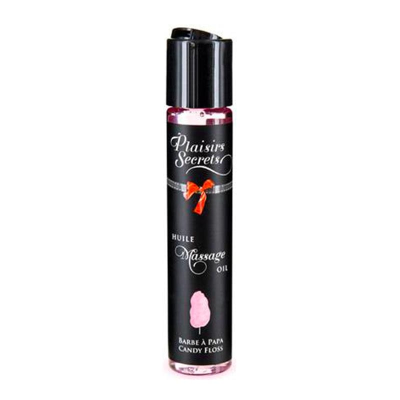 Plaisirs Secrets | Huile de massage comestible | Barbe à papa