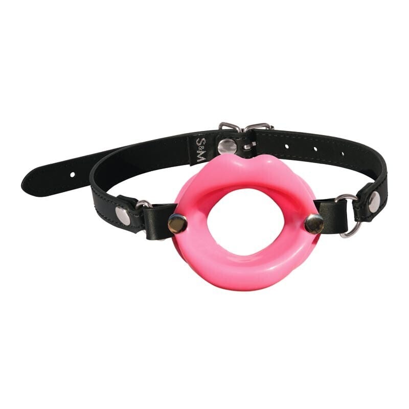 Sex & Mischief Pink Lips Offener Mundknebel in Form von Lippen | Rosa