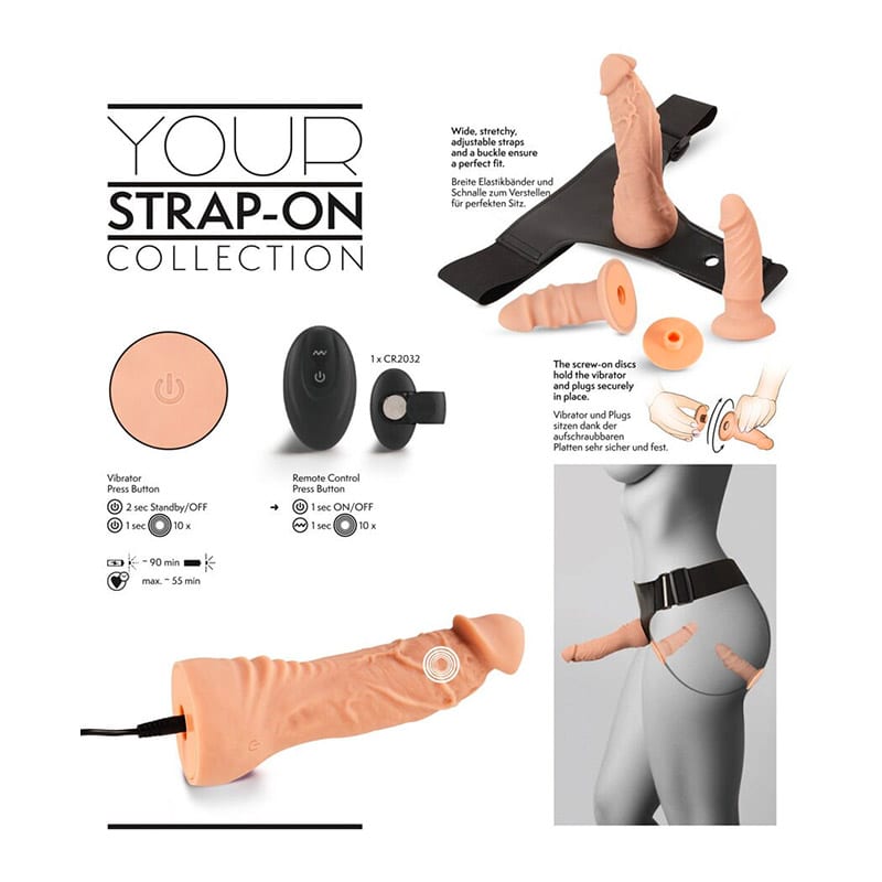 Your2Toys Your Strap-On Collection | Set mit Harness, Dildos und Vibrator