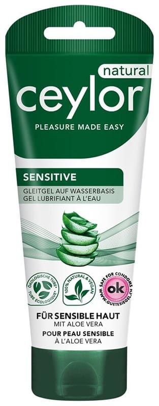 Ceylor Natural Sensitive | 100 % natürliches Gleitgel | Auf Wasserbasis