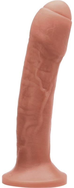 Tantus Uncut 2 | Dildo réaliste avec prépuce | Couleur cacao