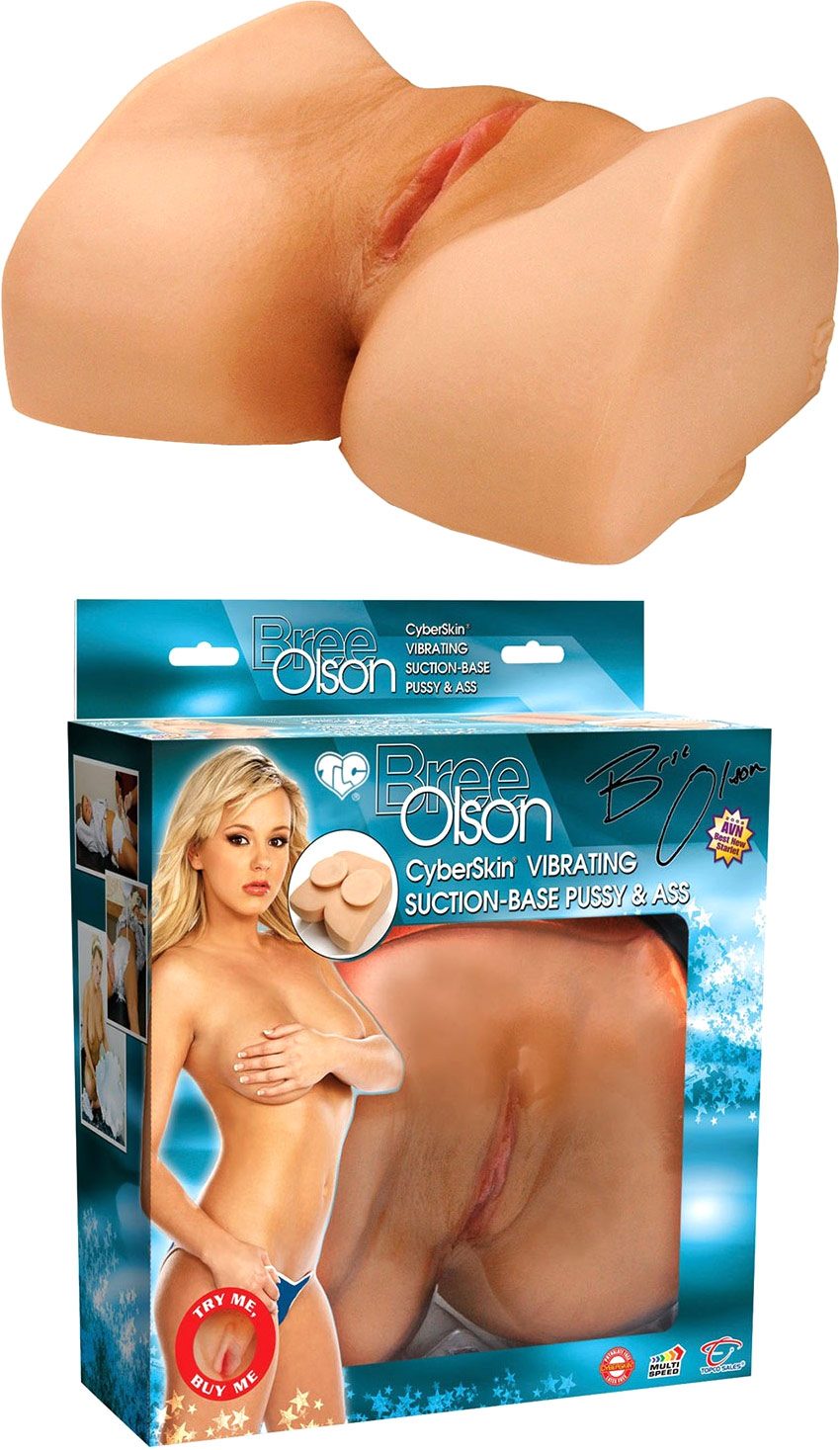 Topco Bree Olson CyberSkin | Masturbator | Vagina und Anus durchlässig