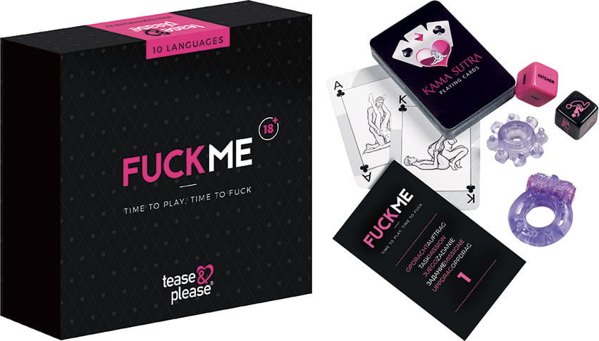 Tease & Please FuckMe | Packung mit Sextoys und erotischen Spielen