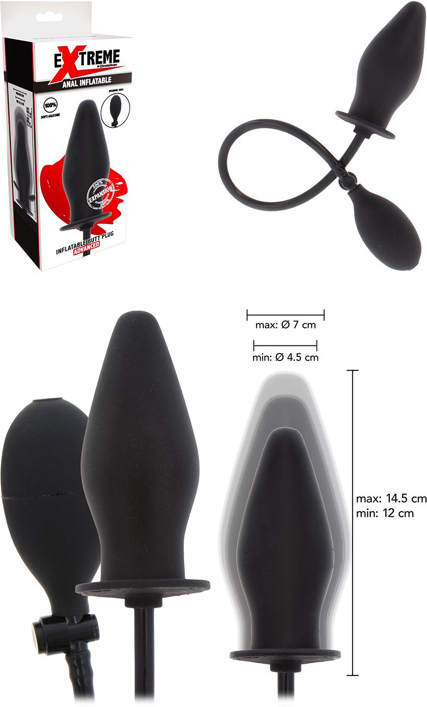 Hidden Desire Inflatable Butt Plug Advanced | Plug anal gonflable