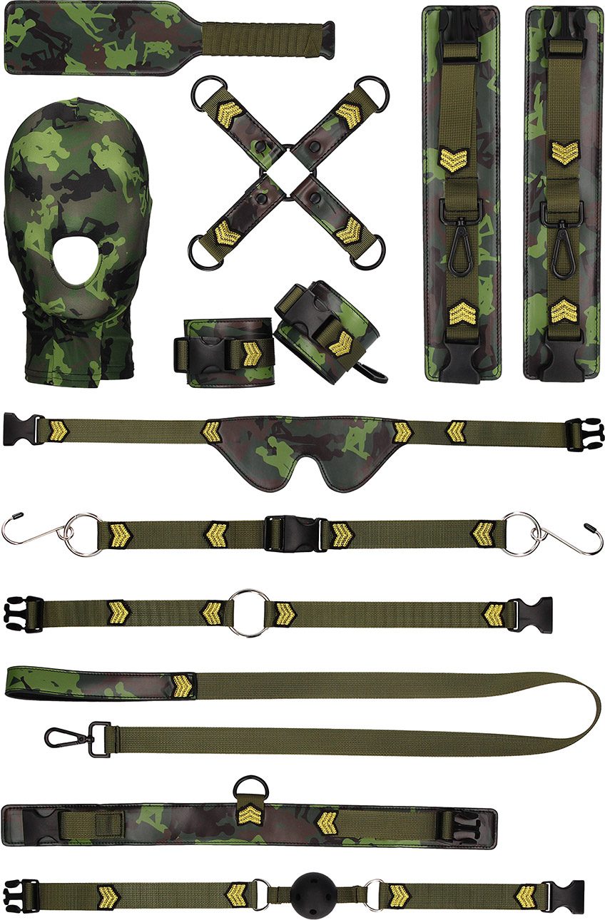 Ouch! Army Bondage Kit | Set de bondage militaire pour jeux BDSM