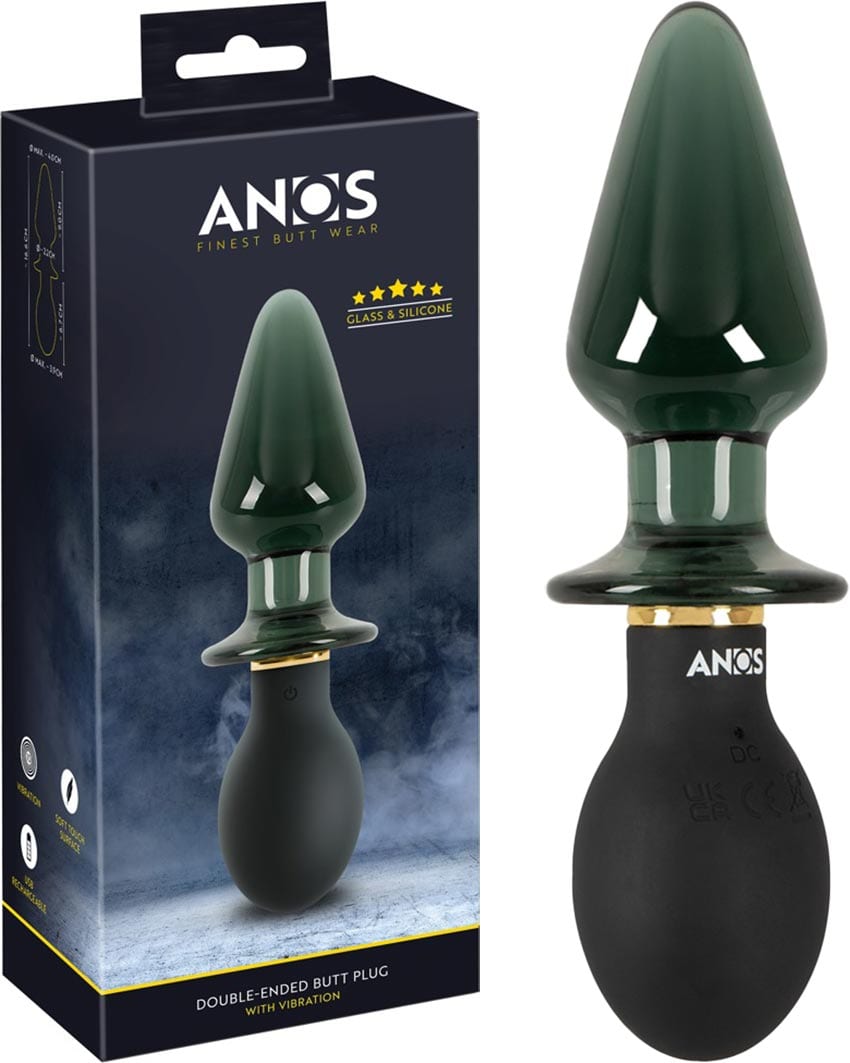 ANOS Double-ended Butt Plug | Plug anal vibrant à double extrêmité