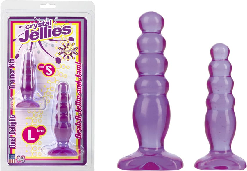 Doc Johnson Crystal Jellies | Kit d'entraînement anal | Anal Delight
