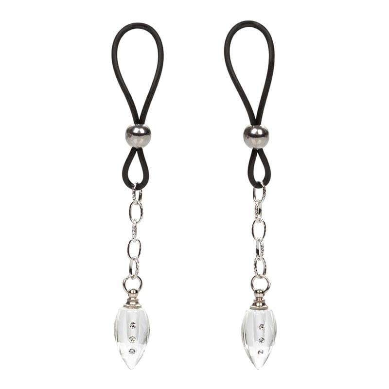 CalExotics Crystal Teardrop | Paire de bijoux érotiques pour les tétons