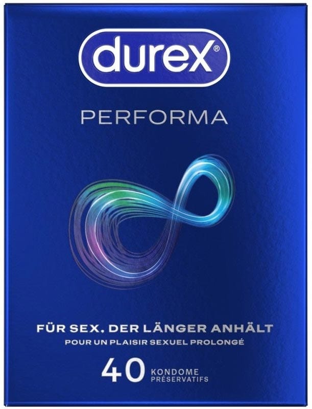Durex Performa | Pack de 40 préservatifs retardants l'éjaculation