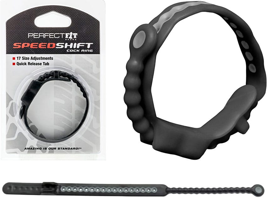 PerfectFit Speed Shift - Anneau pénien ajustable - Envoi discret