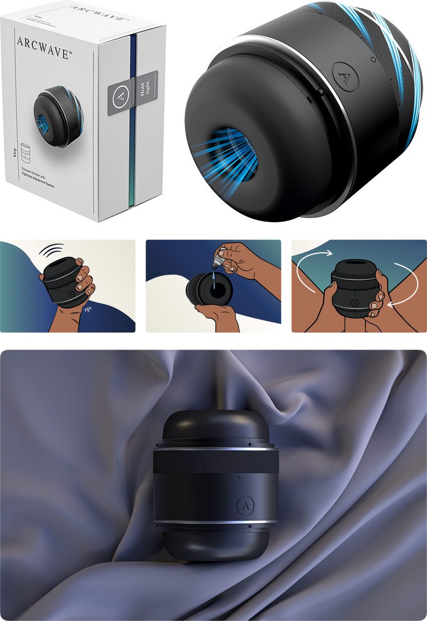 Arcwave Voy | Masturbateur pour homme avec système d'ajustement