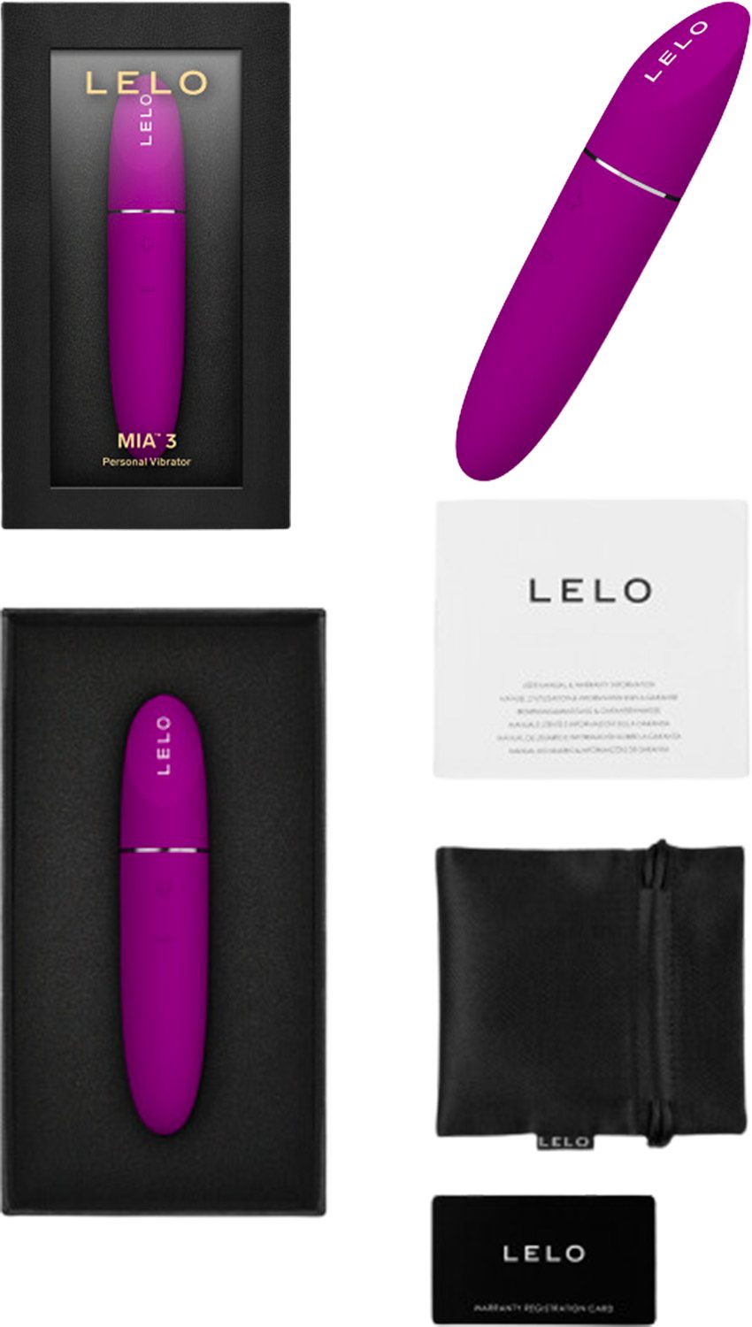 LELO Mia 3 | Weiblicher Vibrator dunkelrosa | Diskreter Versand