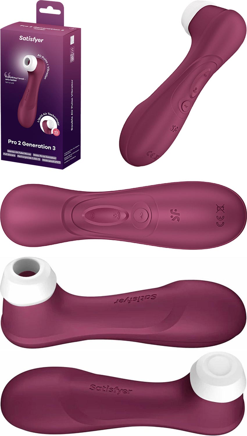 Satisfyer Pro 2 Generation 3 | Stimulateur clitoridien par ondes de pression