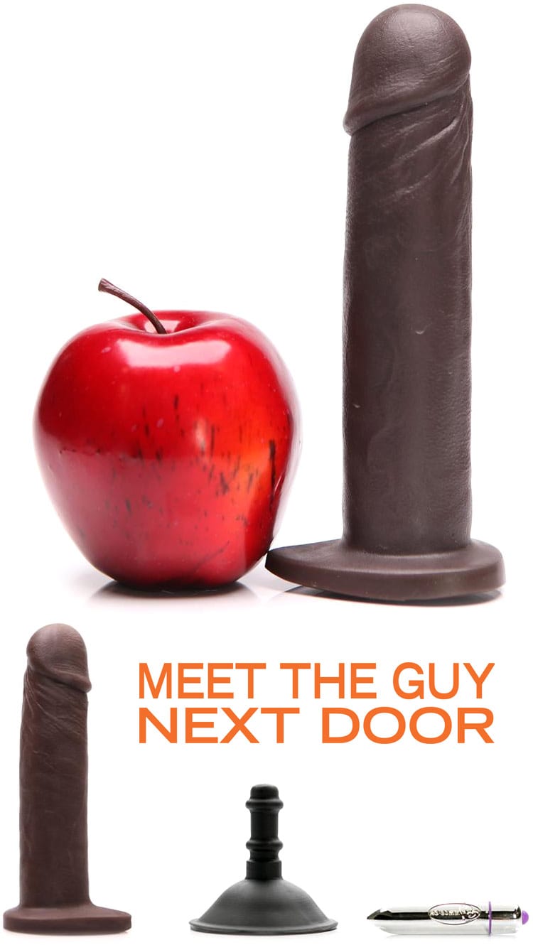 Tantus Alan Mocha | Godemichet réaliste et vibrant | Double densité