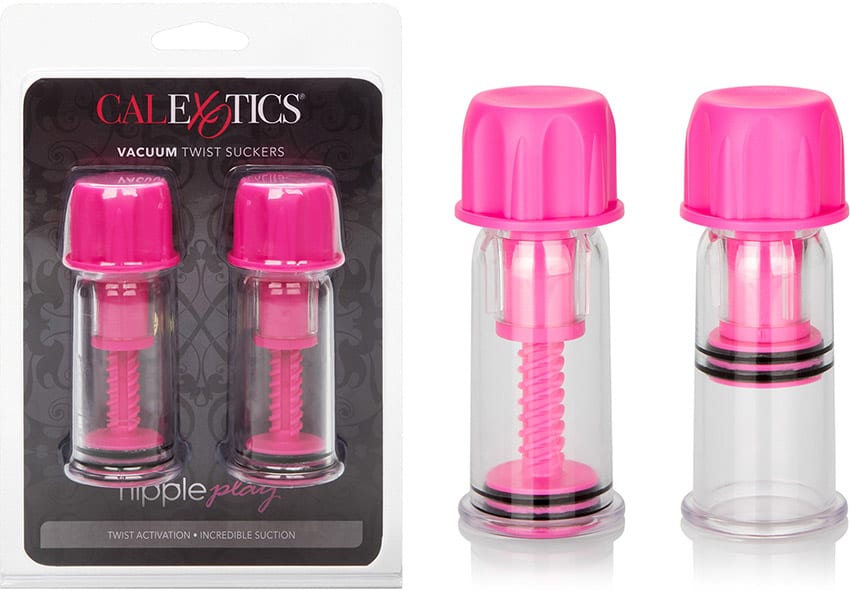 Vacuum Twist Suckers | Aspire-tétons | Rose | 2 pièces