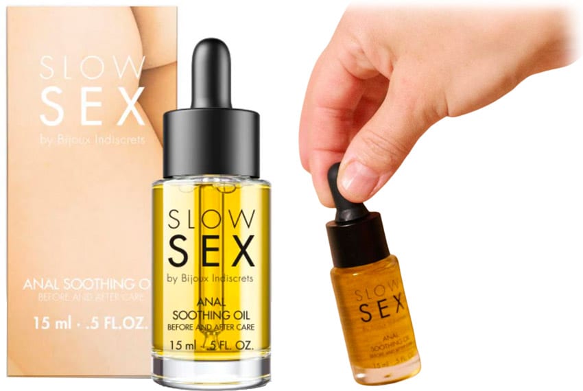Bijoux Indiscrets Slow Sex | Huile anale apaisante | 15ml